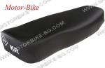 СИМСОН СЕДАЛКА Schwalbe KR 51/2 ДВУМЕСТНА ЧЕРНА ГЛАДКА (IFA KR)